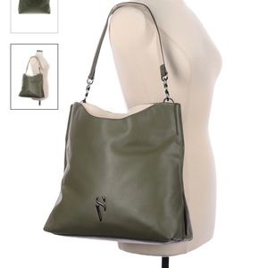 Simply Vera Vera Wang Shoulder Bag : Olive Green / Army Green Purse
